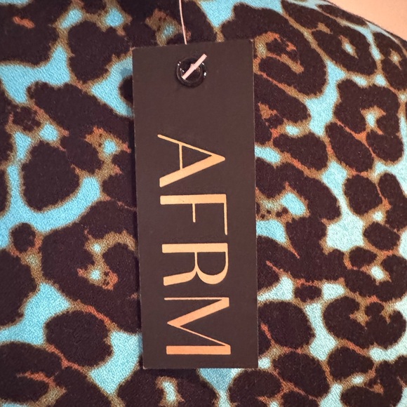 NWOT AFRM LONG SLEEVE RUCHED DRESS. - Picture 6 of 6